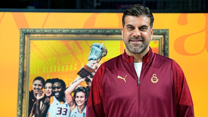 Galatasaray Çağdaş Faktoring Başantrenörü Fırat Okul'un hedefi Avrupa Ligi şampiyonluğu