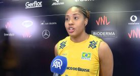 Brezilyalı voleybolcu Ana Cristina'dan Türkiye'ye övgü