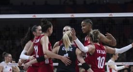 A Milli Kadın Voleybol Takımı, Milletler Ligi'nde yarın Çin ile karşılaşacak